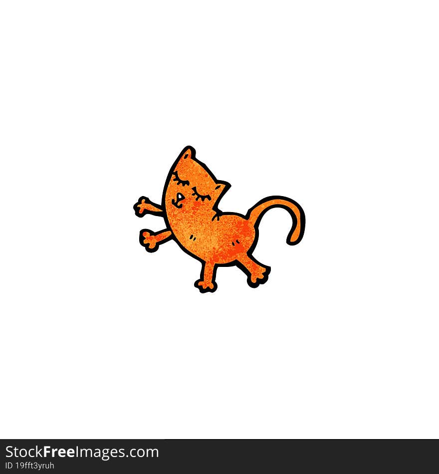 funny cartoon cat