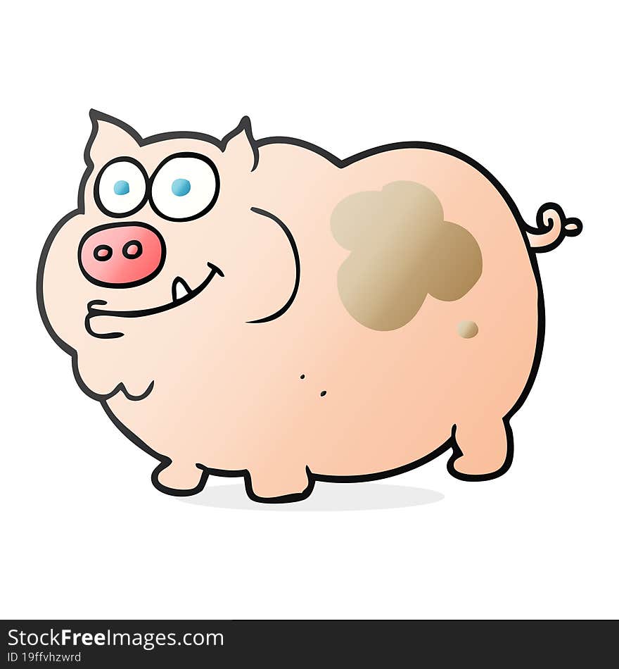 cartoon pig