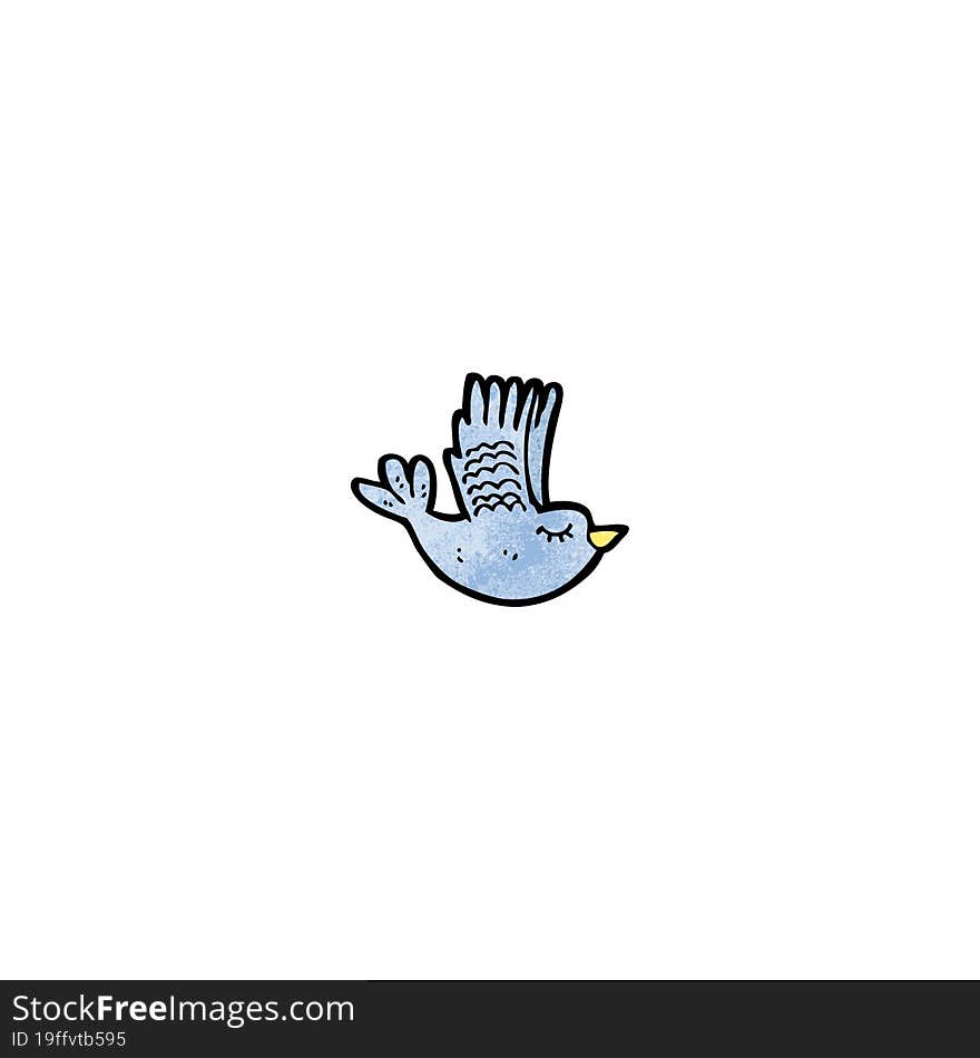 Cartoon Flying Bird