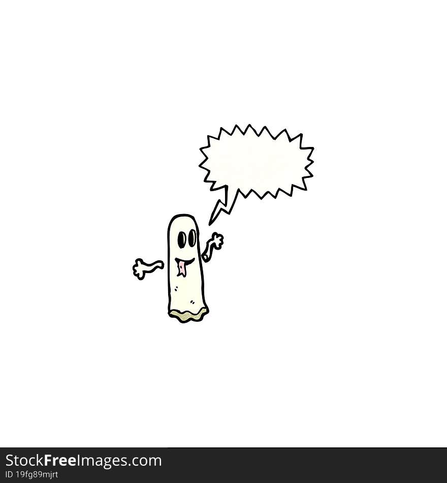 cartoon ghost