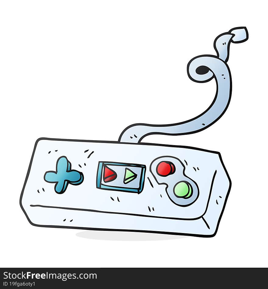 cartoon game controller