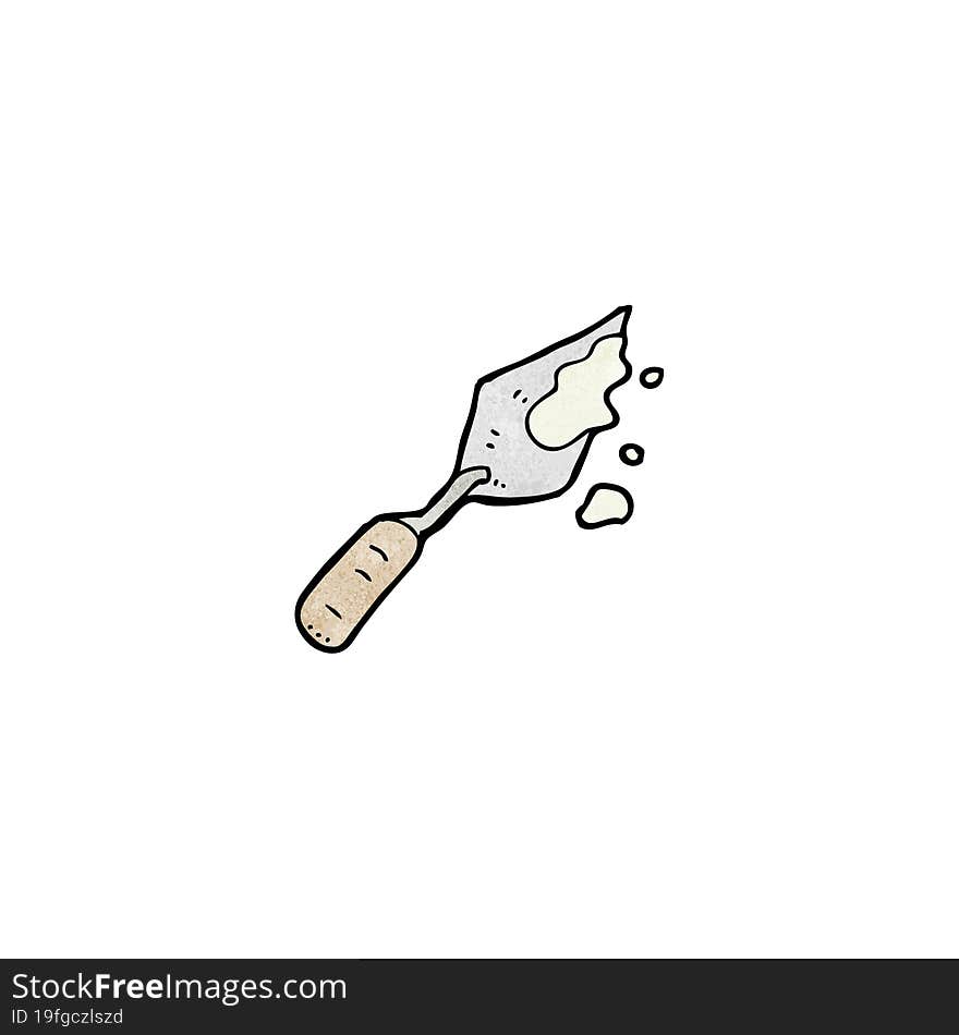 cartoon trowel