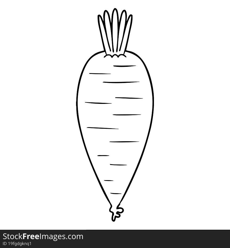 cartoon carrot. cartoon carrot