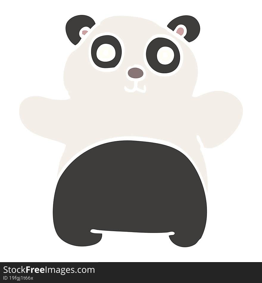 cartoon doodle happy panda