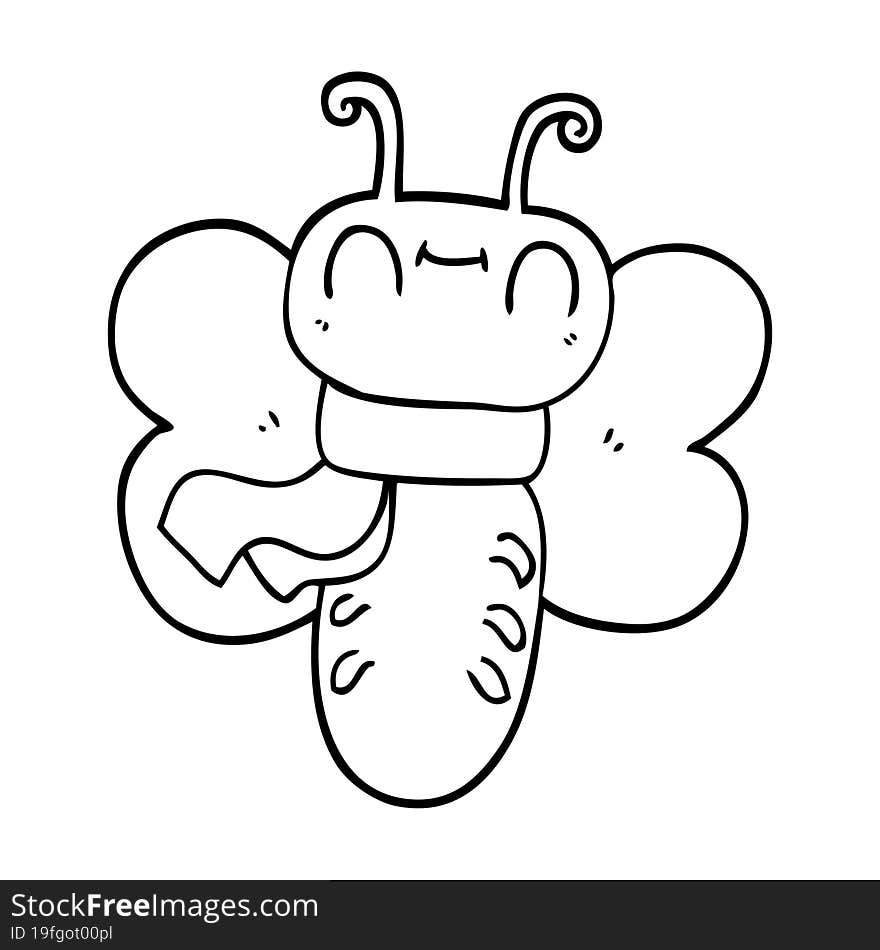 funny cartoon butterfly. funny cartoon butterfly