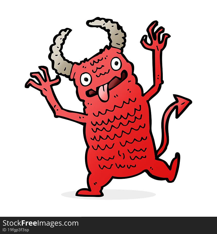 cartoon demon