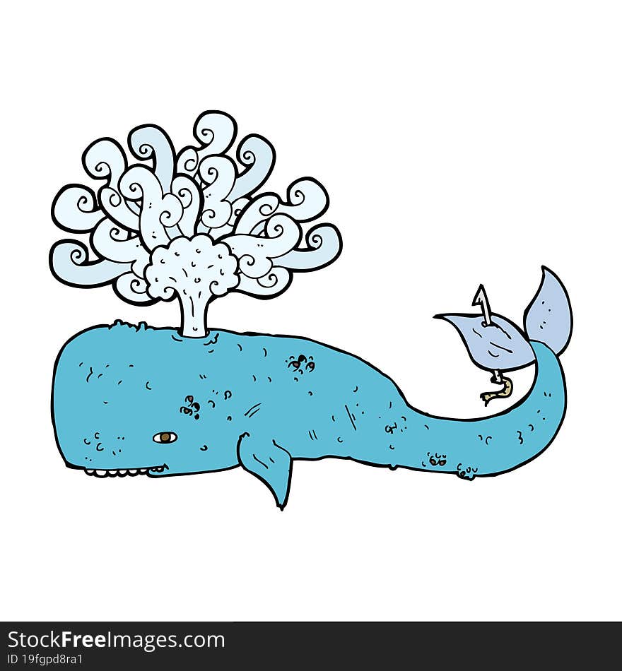 cartoon whale