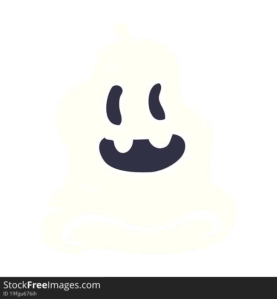 cartoon doodle spooky ghost