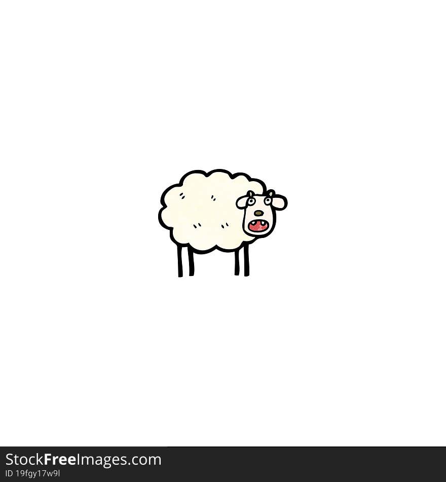 cartoon sheep