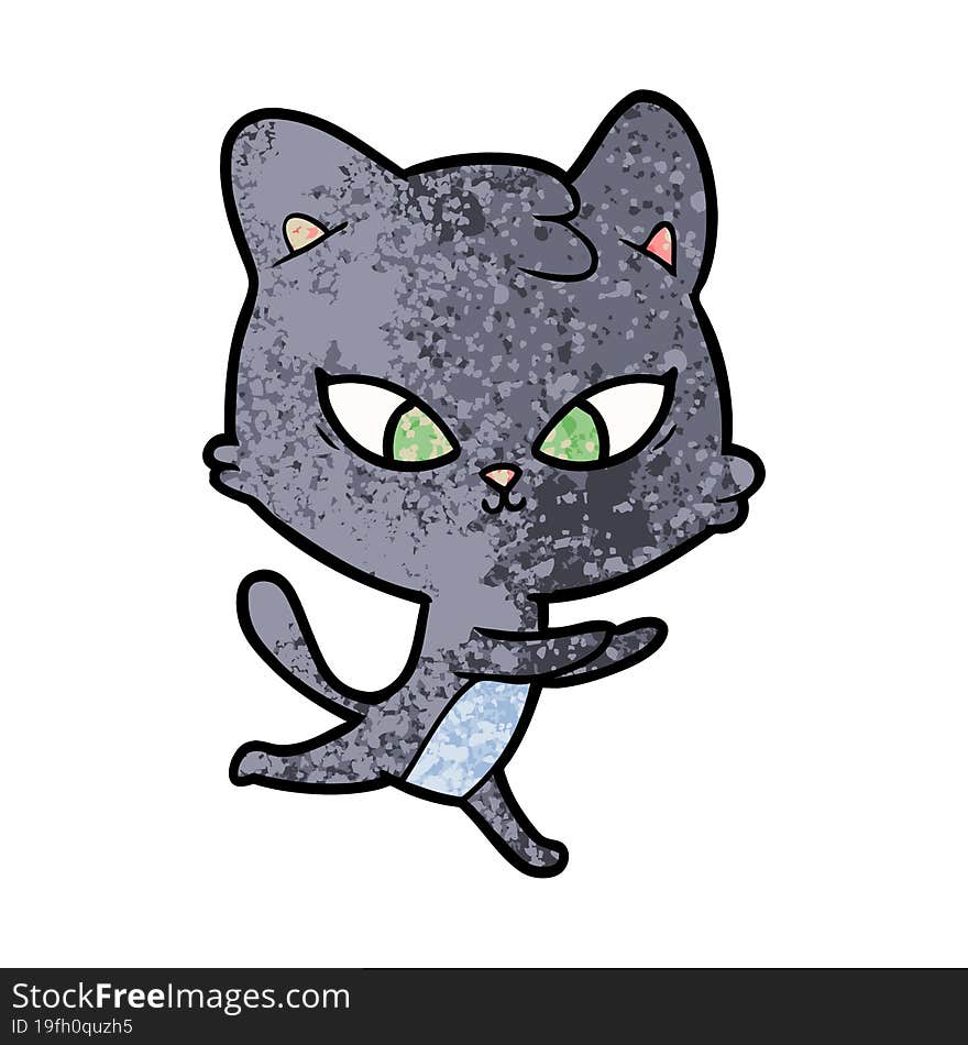 cute cartoon cat. cute cartoon cat