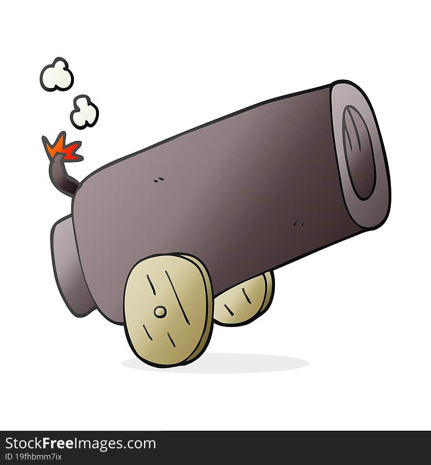 cartoon cannon