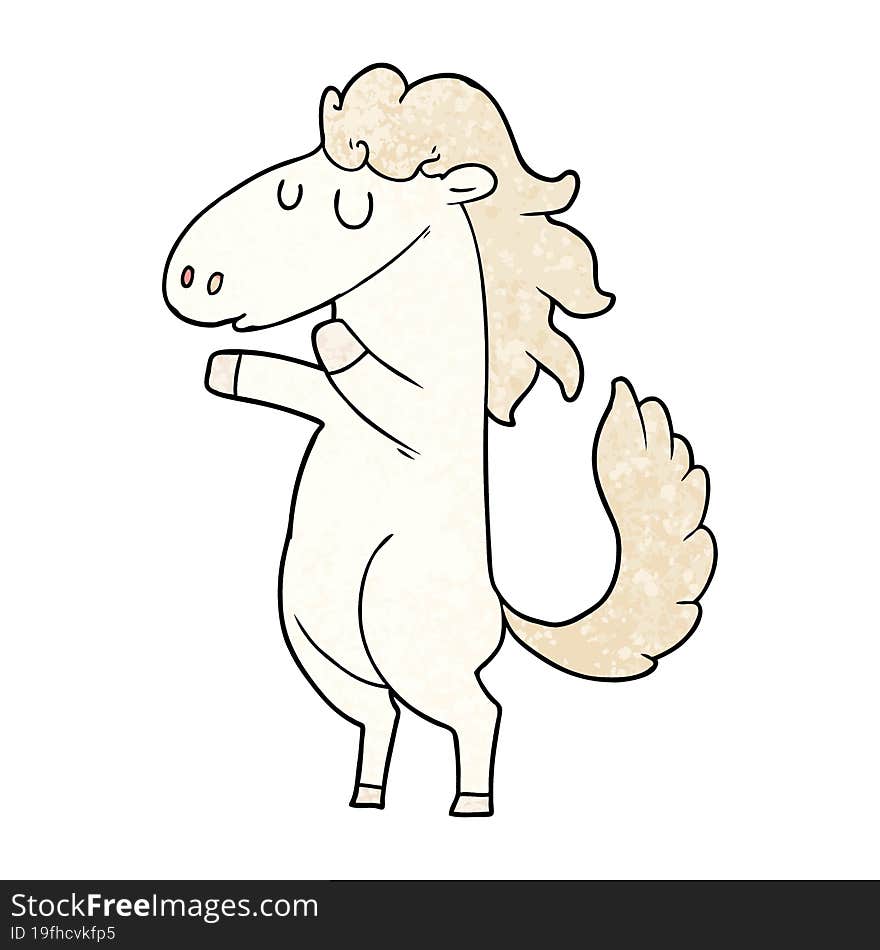 cartoon horse. cartoon horse