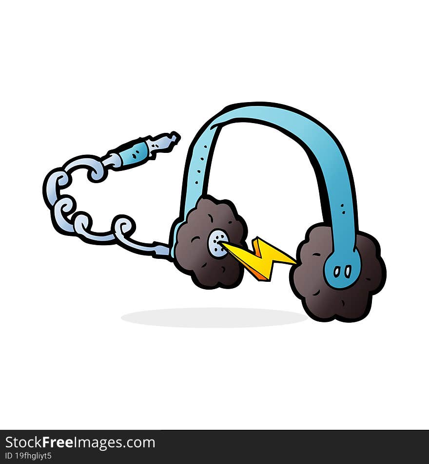 cartoon headphones