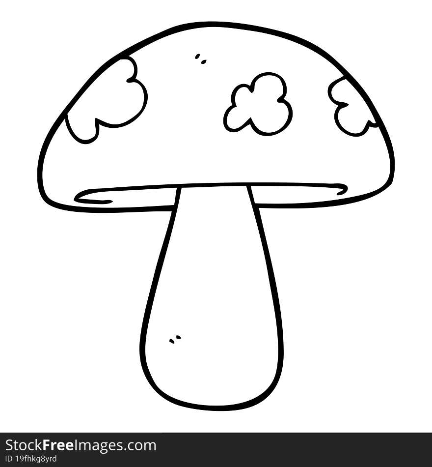 cartoon mushroom