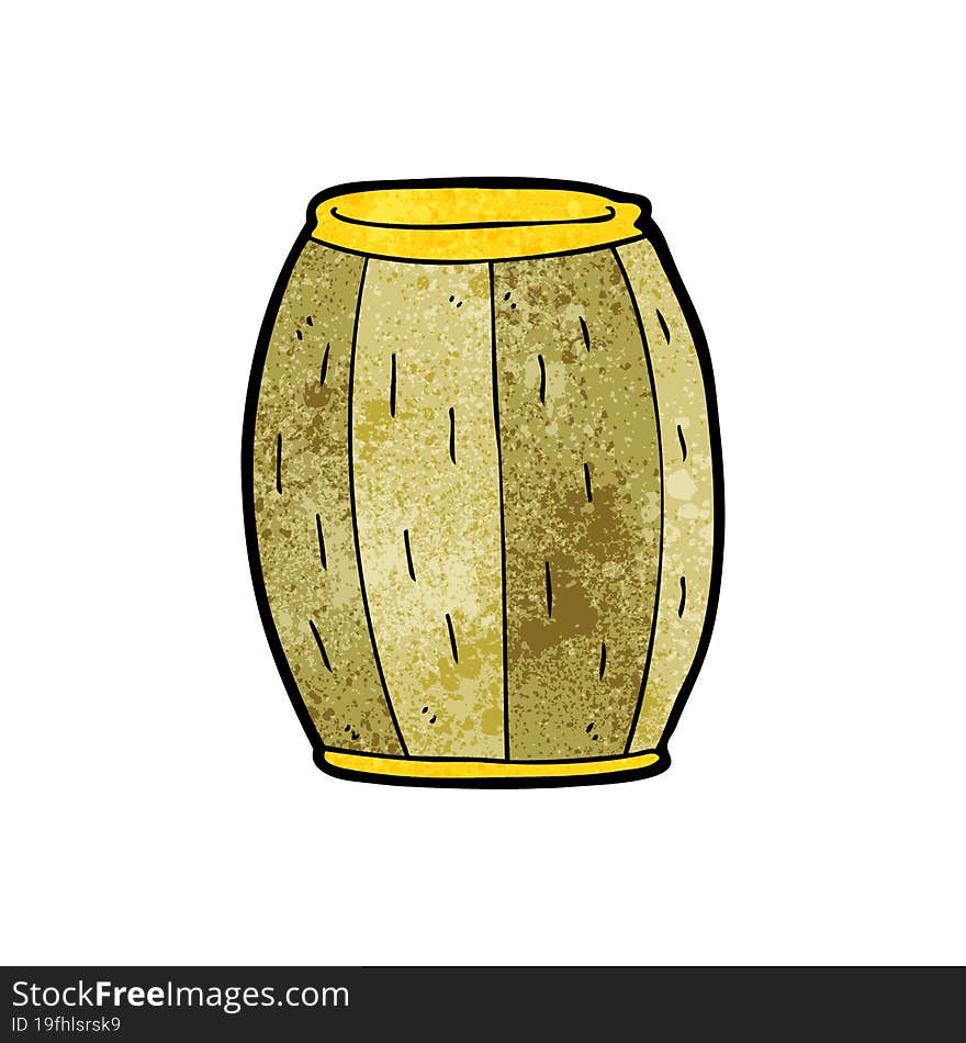 cartoon beer barrel