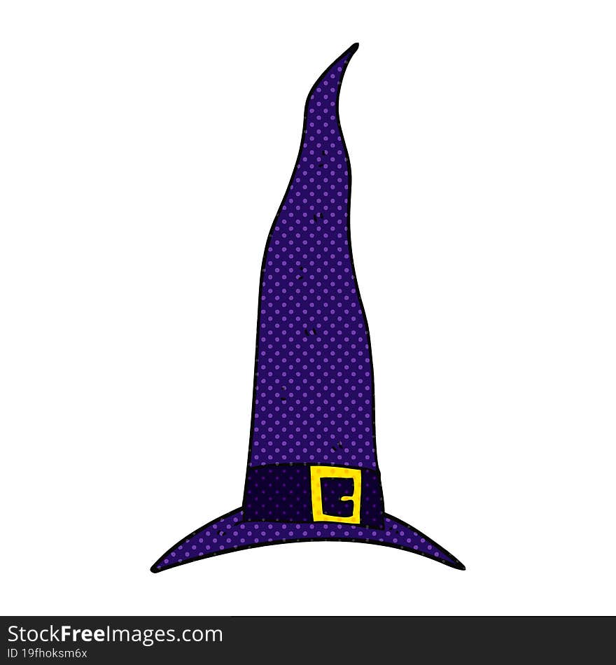 Cartoon Witch S Hat