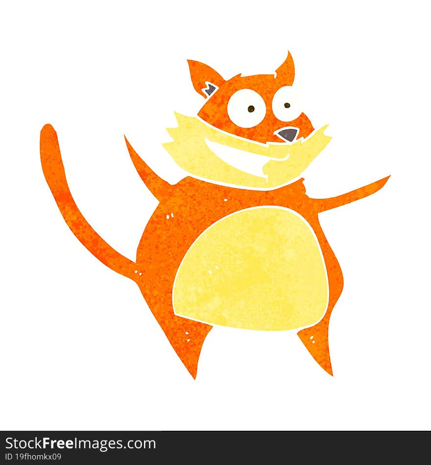 funny cartoon cat