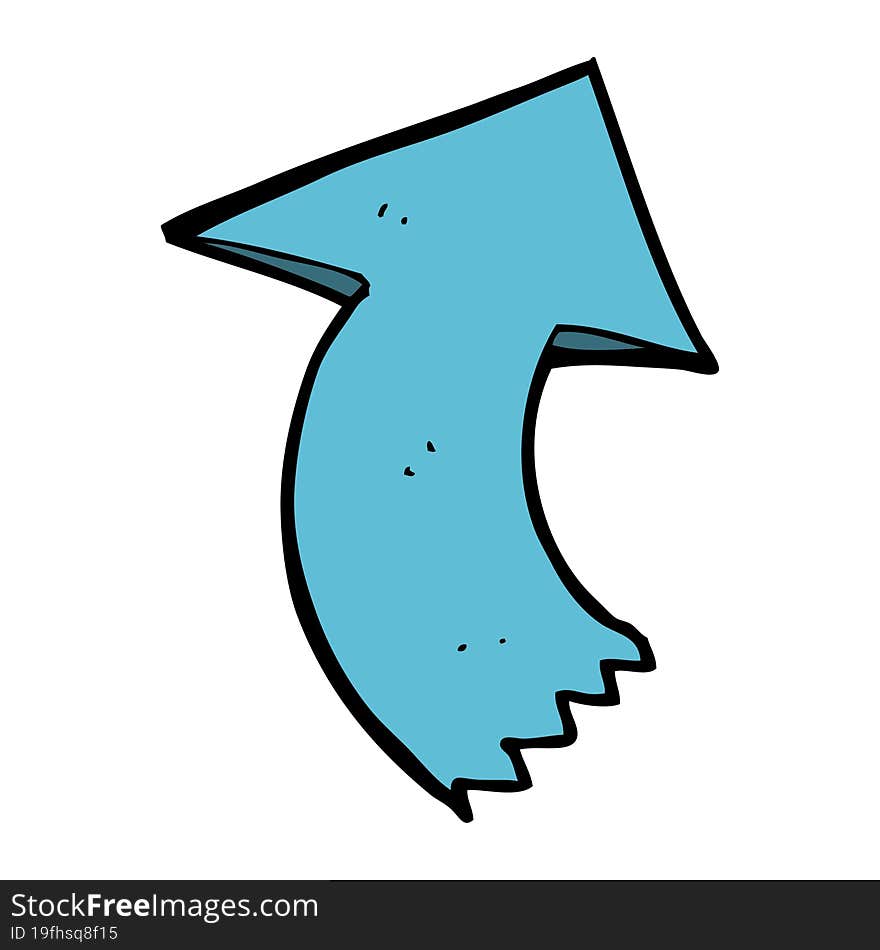 Cartoon Pointing Arrow