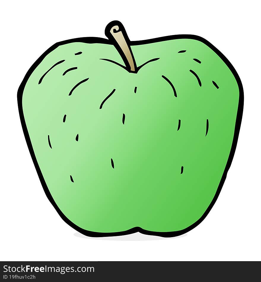 Cartoon Apple