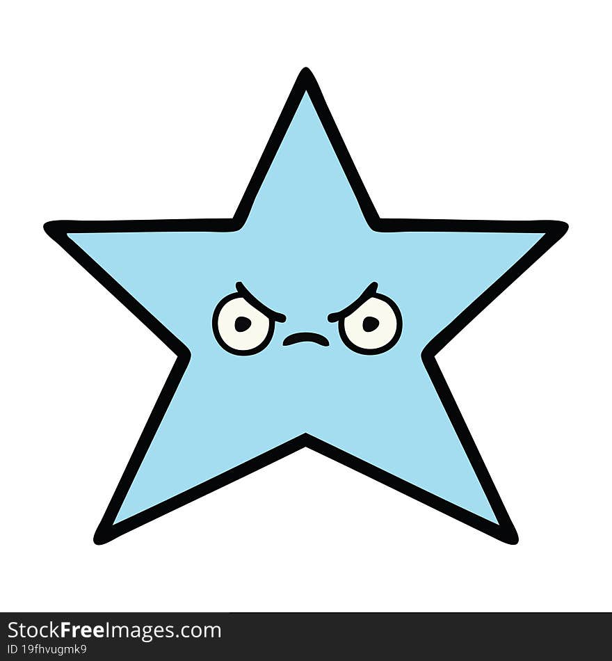 Cute Cartoon Star Fish