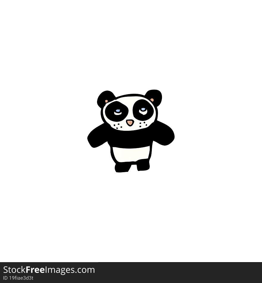 cartoon panda