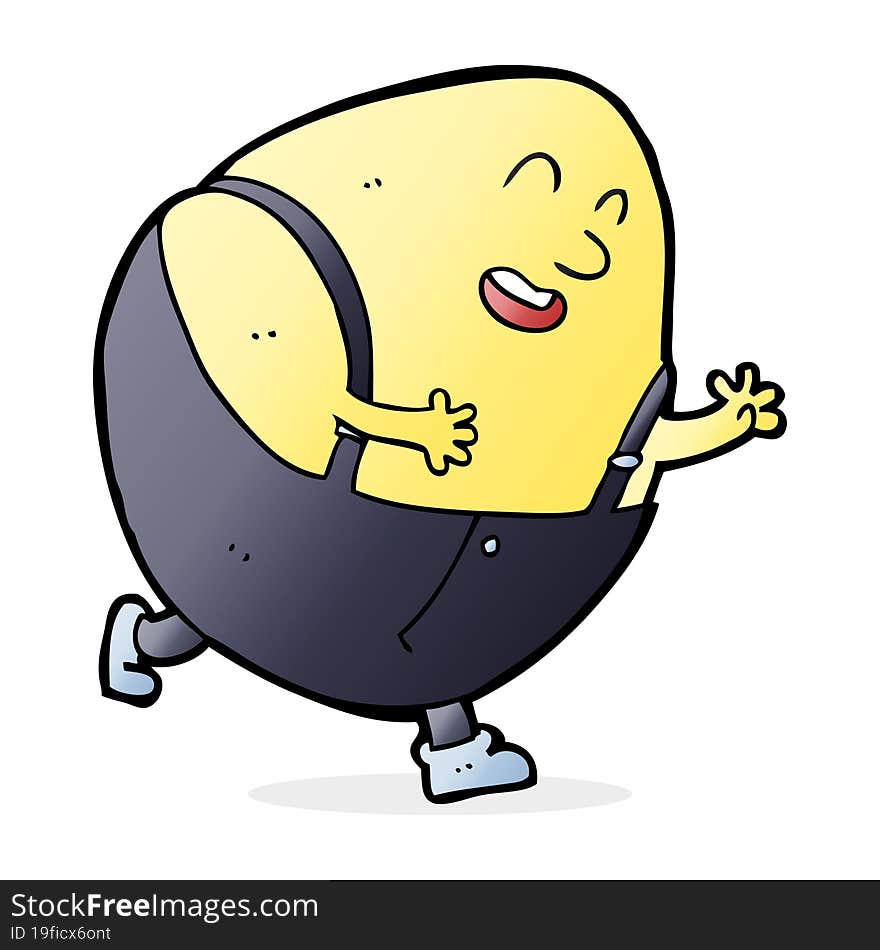 cartoon humpty dumpty egg character