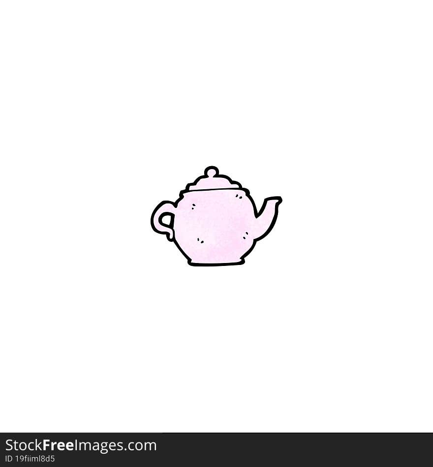 cartoon tea pot