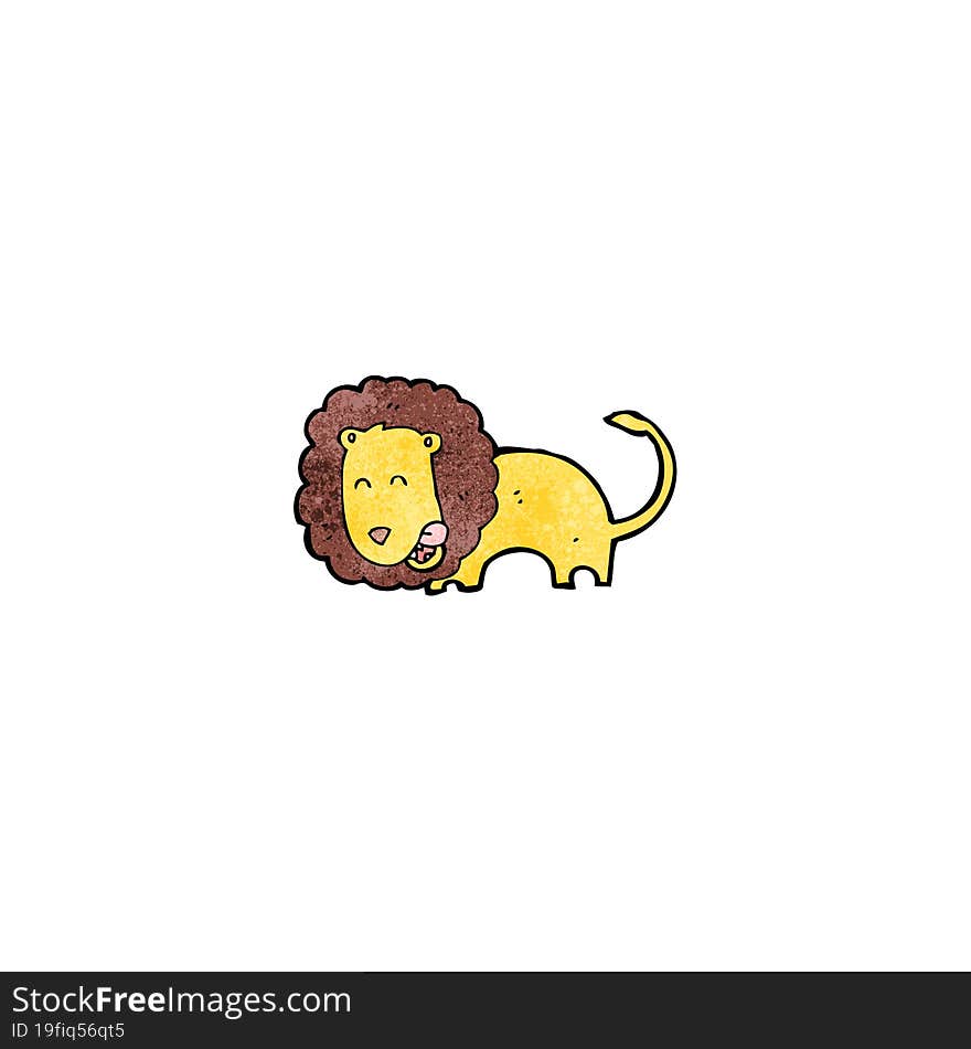 cartoon lion