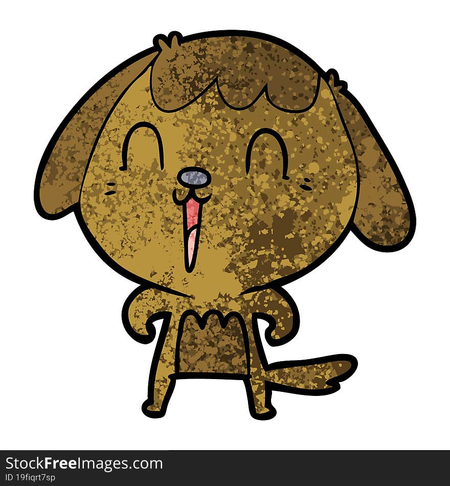 cute cartoon dog. cute cartoon dog