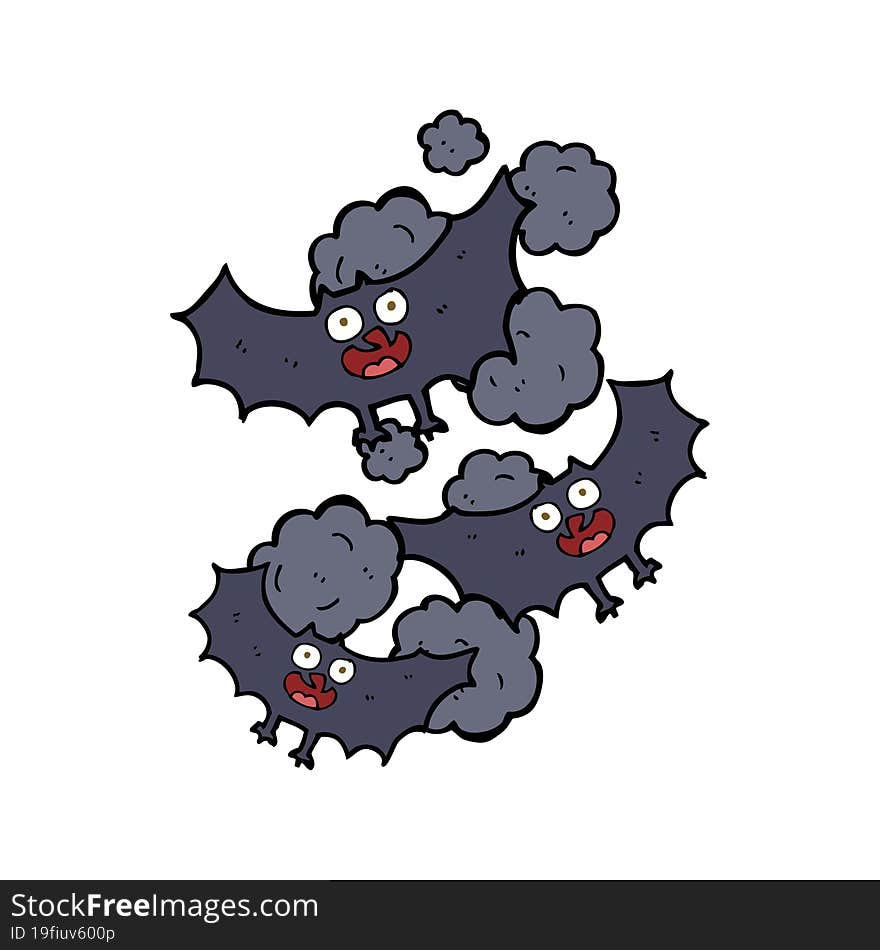 cartoon bats