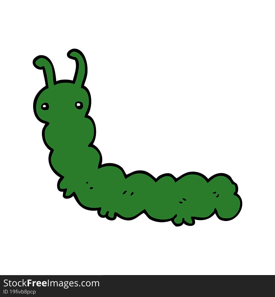 cartoon caterpillar