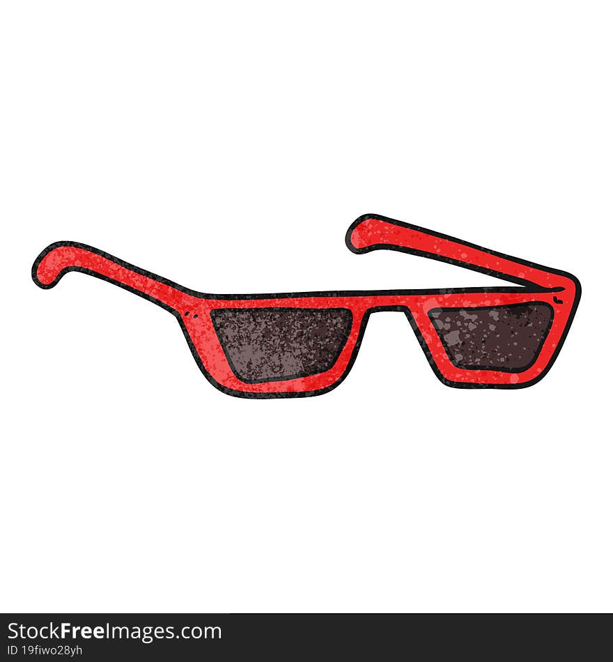 Texture Cartoon Sunglasses