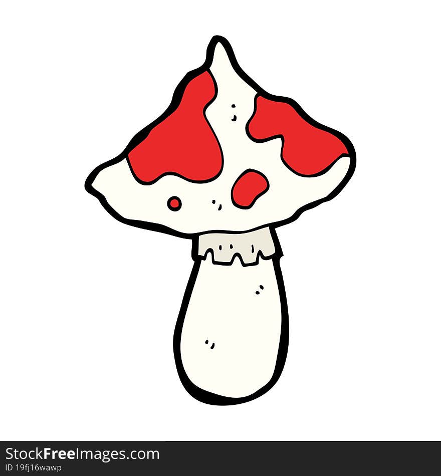 cartoon toadstool