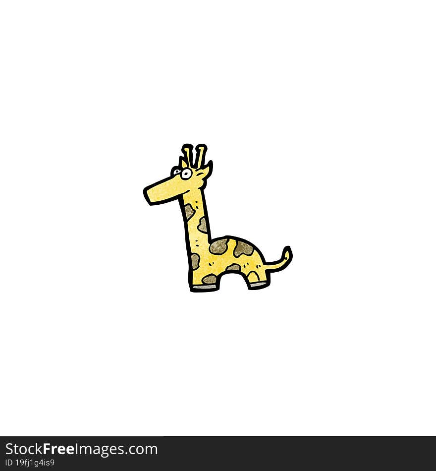 funny cartoon giraffe