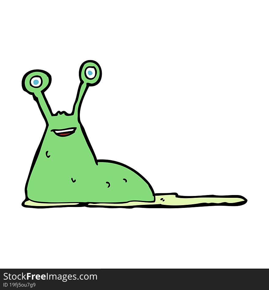 cartoon slug