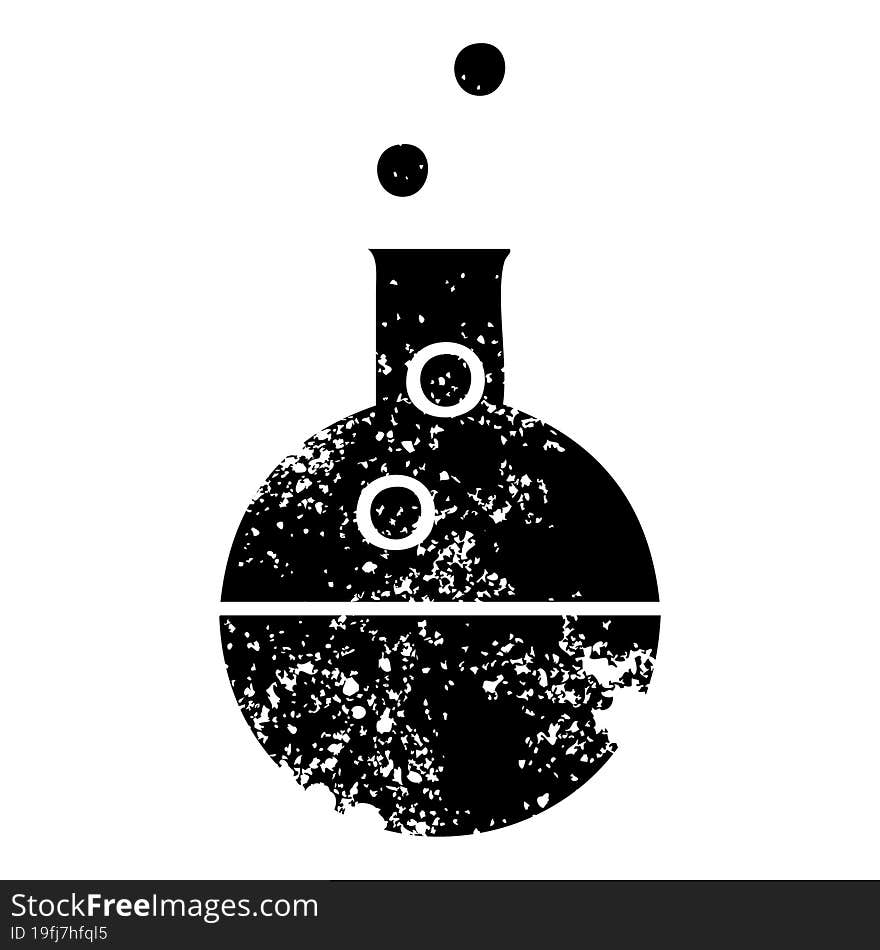 distressed symbol science experiment