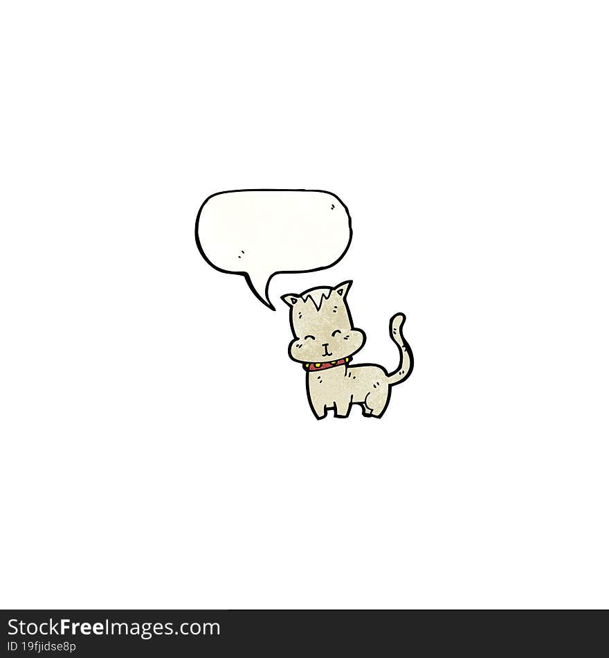 cartoon little cat