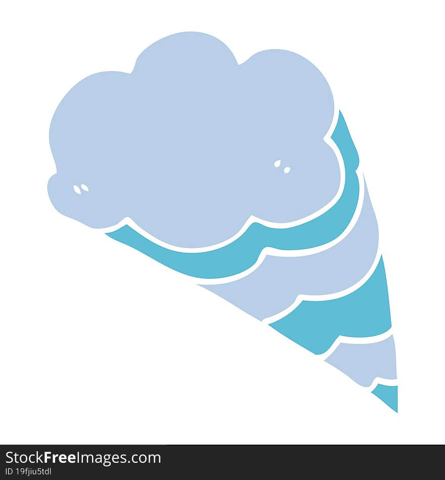 cartoon doodle decorative cloud element