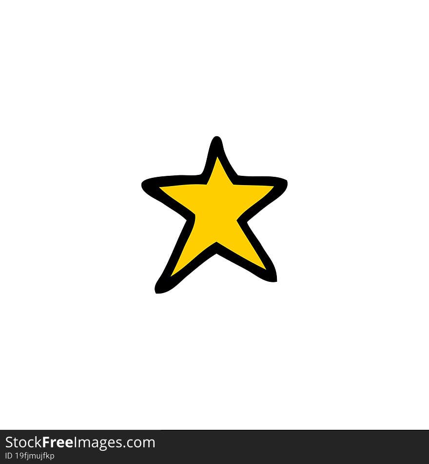 cartoon star symbol