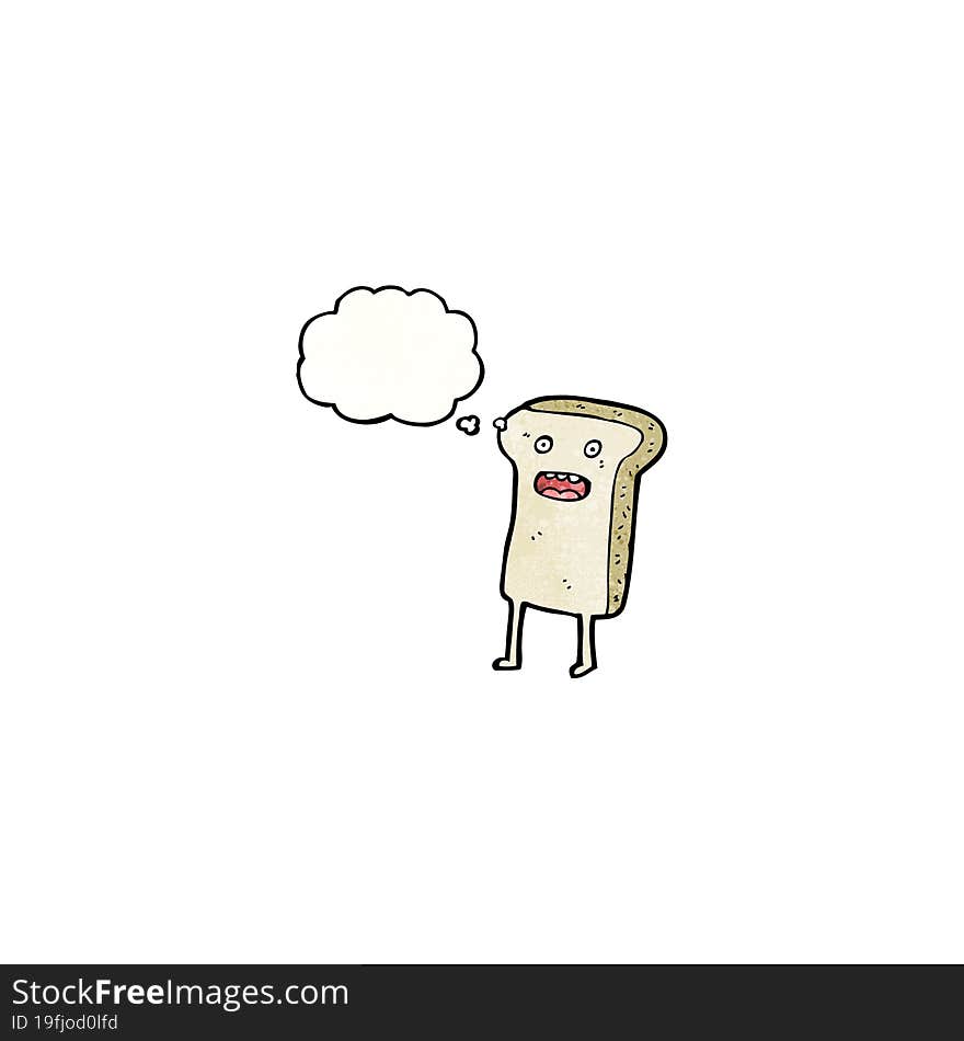 Sliced Bread Cartoon Character