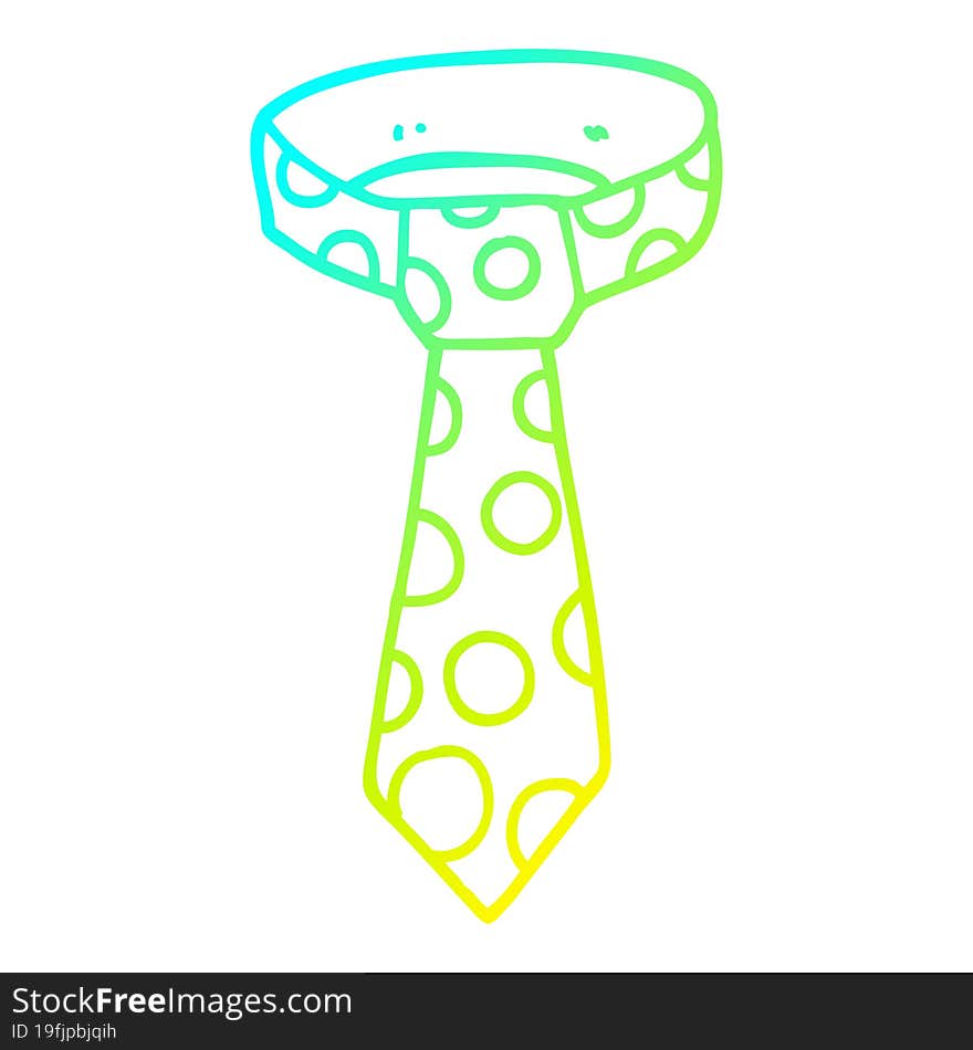 cold gradient line drawing cartoon loud tie