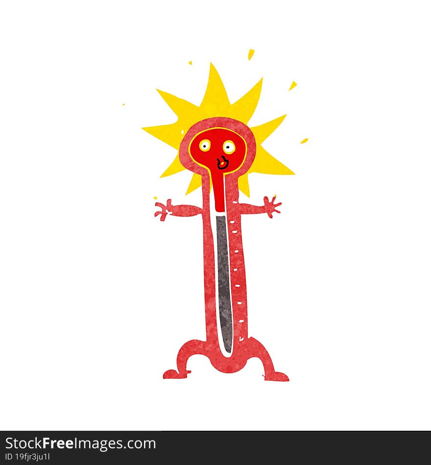 Cartoon Thermometer