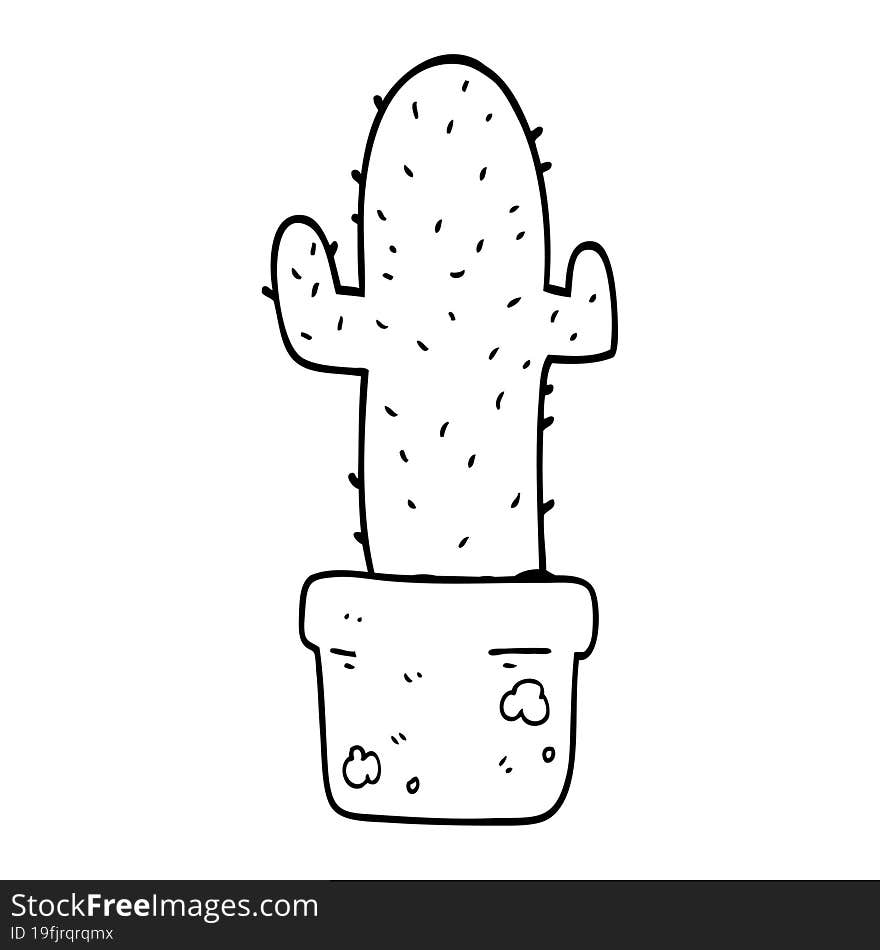 cartoon cactus