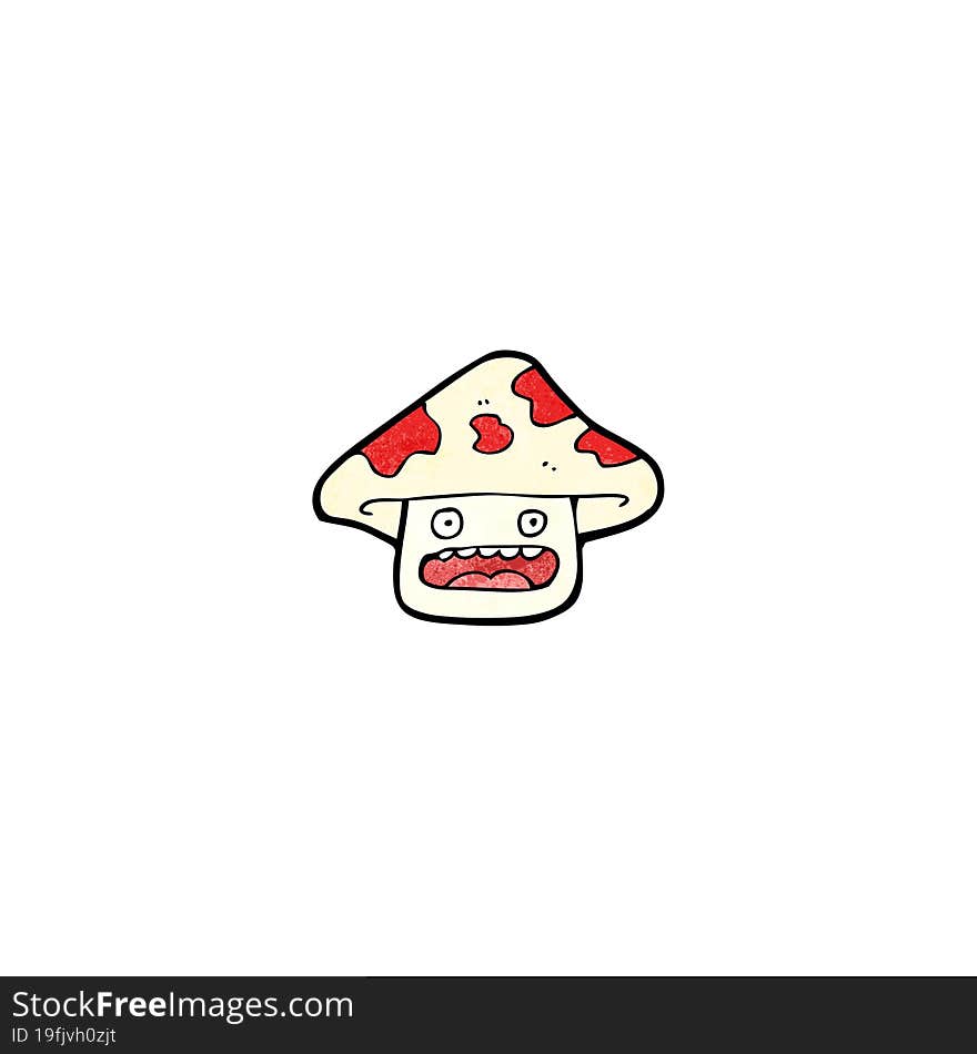 mushroom cartoon character