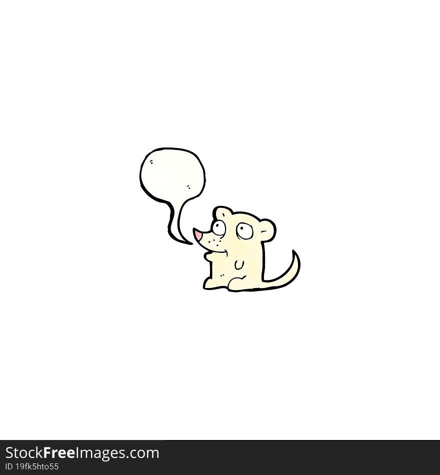 cartoon little mouse