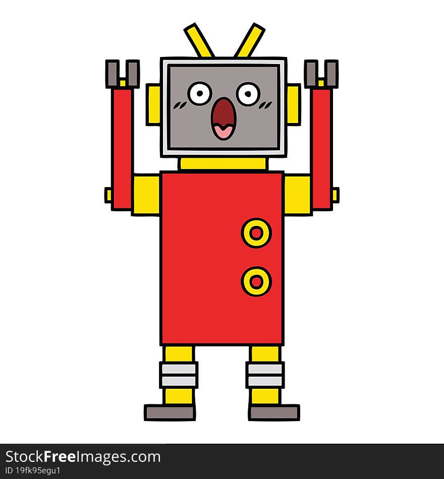 Cute Cartoon Robot