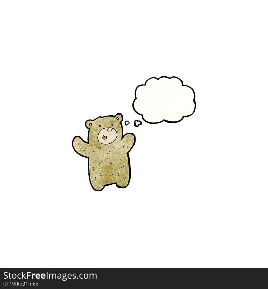 Cartoon Happy Teddy Bear