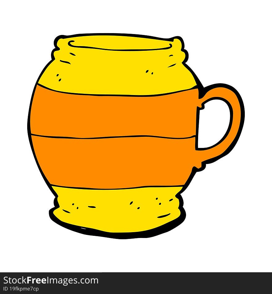 cartoon big mug