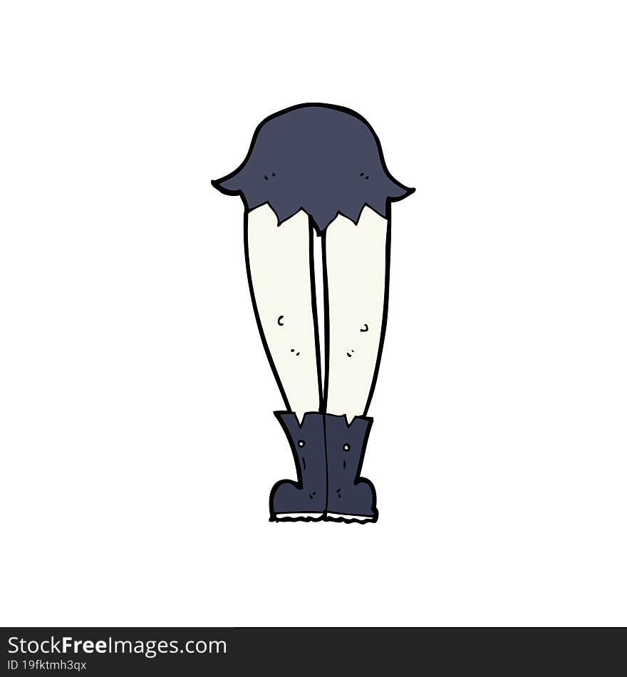 cartoon vampire legs