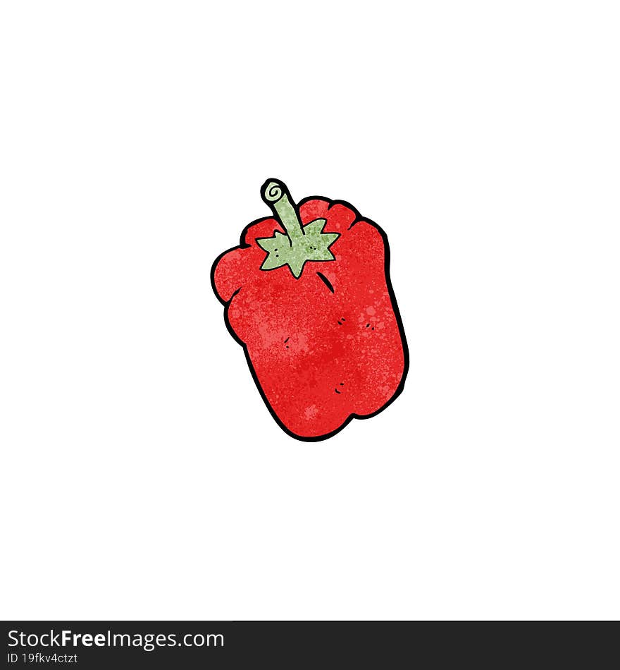 cartoon red pepper